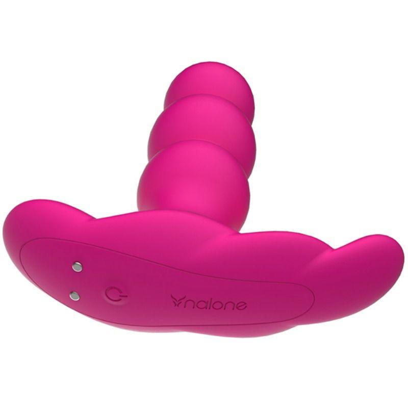 Nalone - Pearl Anal Vibrator With Remote Control Black 1