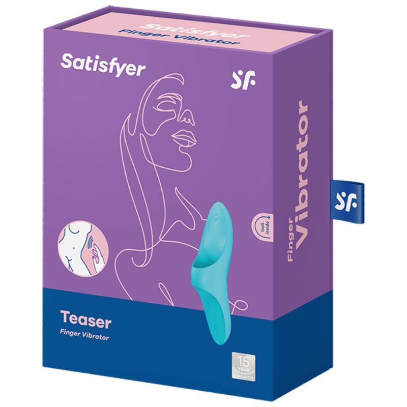 Satisfyer - teaser finger vibrator blue light 4