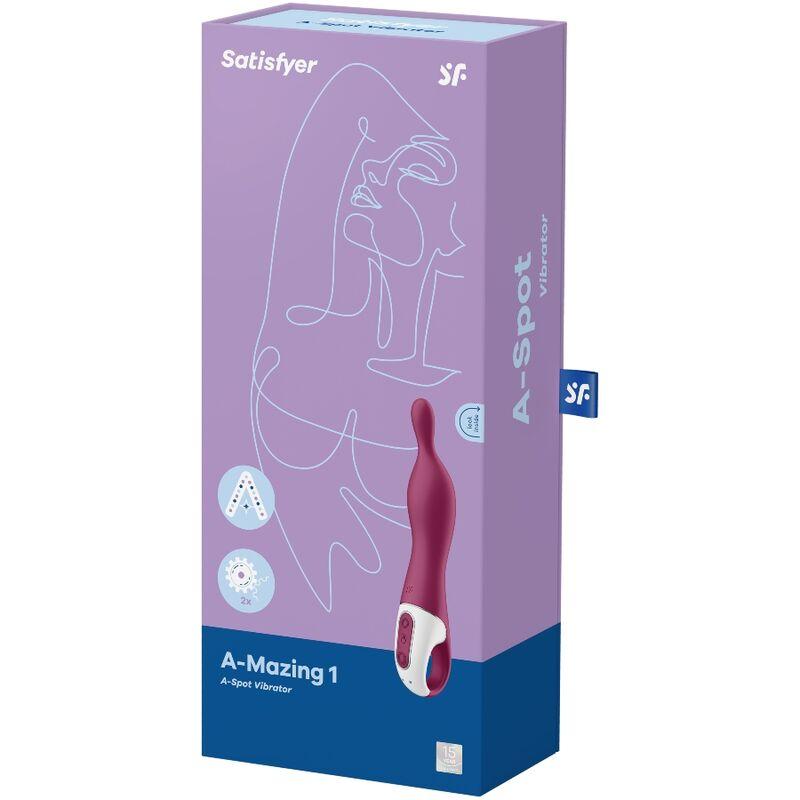 Satisfyer A-Mazing 1 A-Spot Vibrator - Berry 2