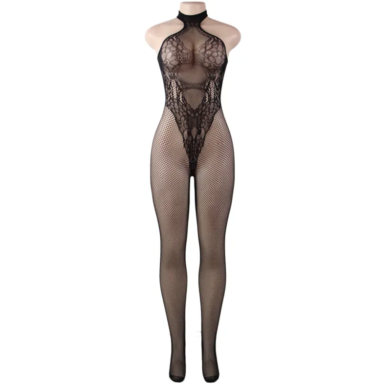 Queen Lingerie Backless Bodystocking S-L