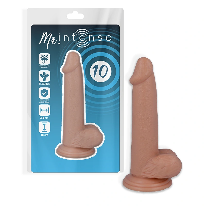Mr intense - 10 realistic cock 18 cm -o- 3.4 cm 6