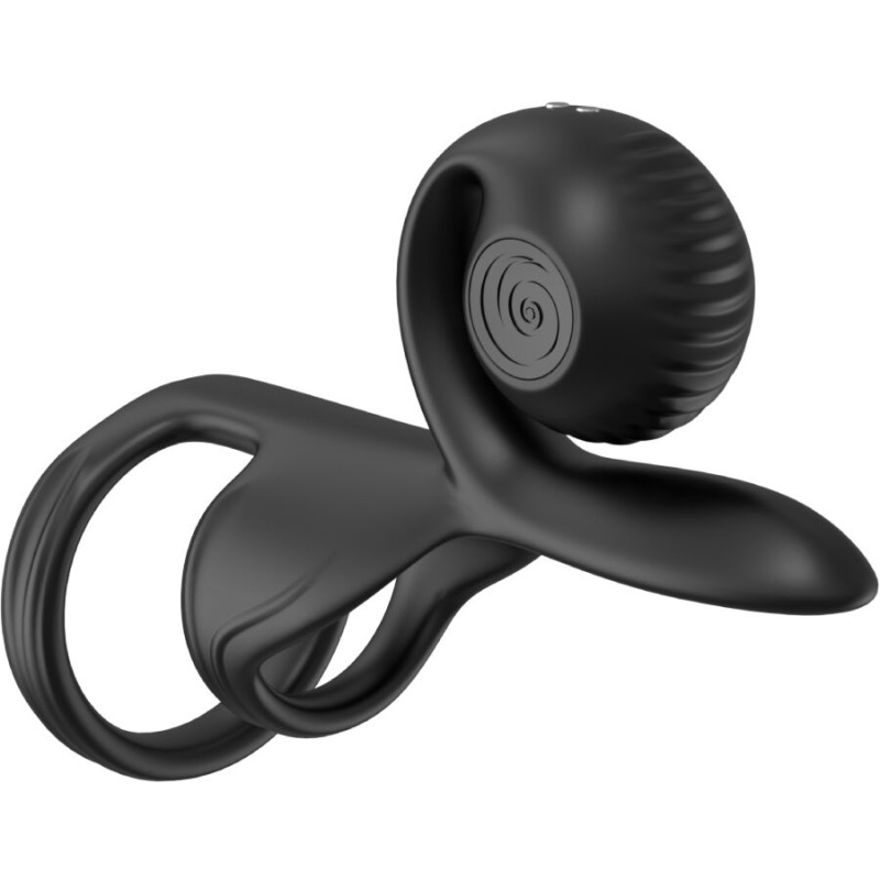 Snail vibe - jovi couples ring remote control black