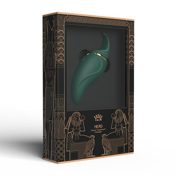 Zalo - Hero Clitoral Pulsewave Vibrator Jewel Green 4