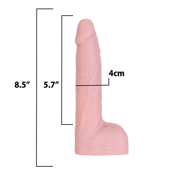 Swan - Naked Addiction 21,6cm Maximum Thrusting & Vibrating Dong Beige 9