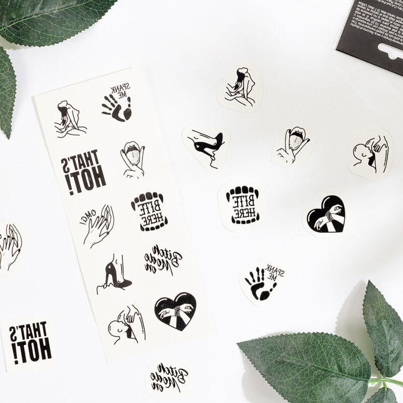 Secret Play - Set Of 10 Temporary Tattoos Kinky Collection 2