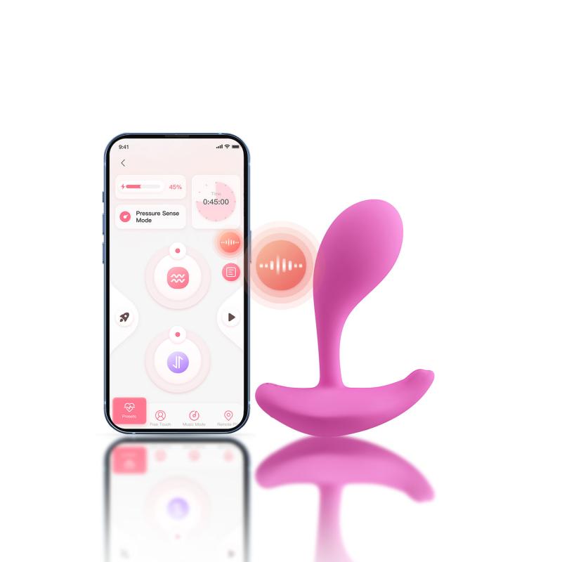 Honeyplaybox - Oly 2 Pressure Sensing App-Enabled Wearable Clit & G Spot Vibrator Pink