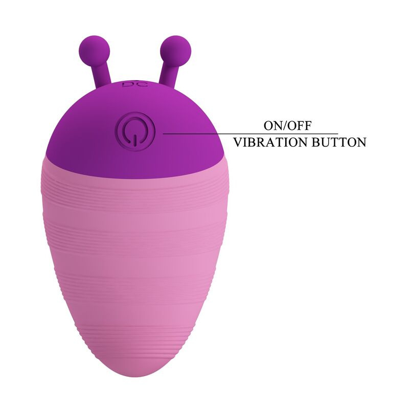 Pretty love - little bee rechargeable clitoral stimulator 7 modes purple-pink 4