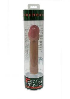 Topco Cyberskin Xtra Thick Extension Vibrating + 5.8cm