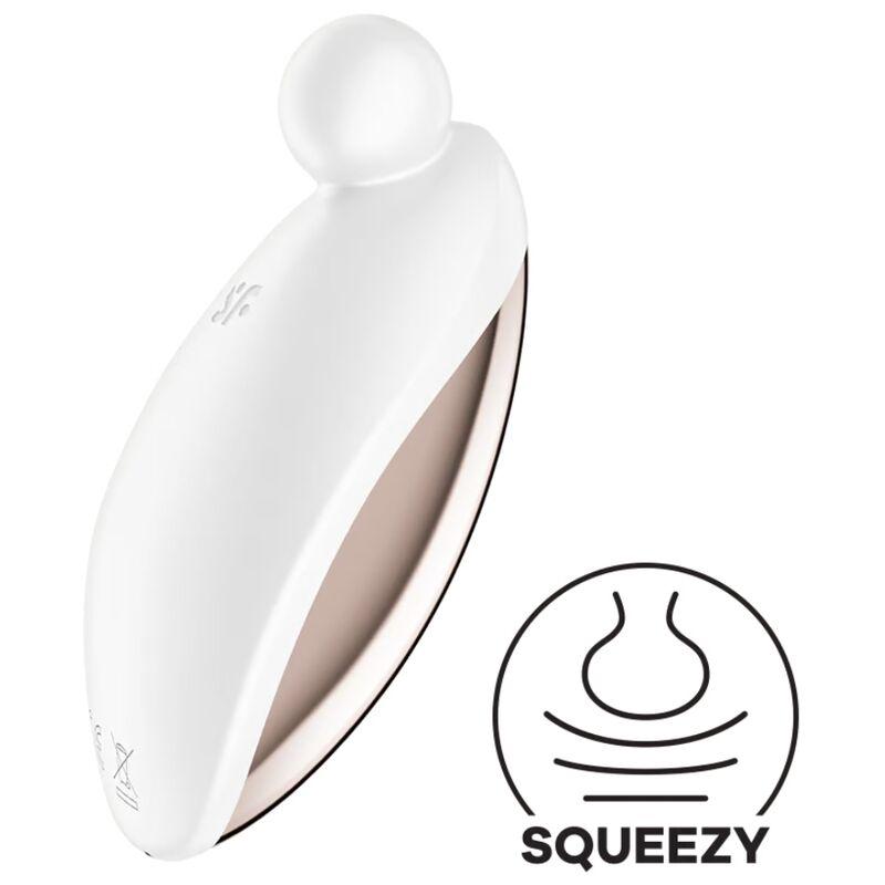 Satisfyer - Spot On 2 Lay-On Vibrator White - Stimulátor klitorisu