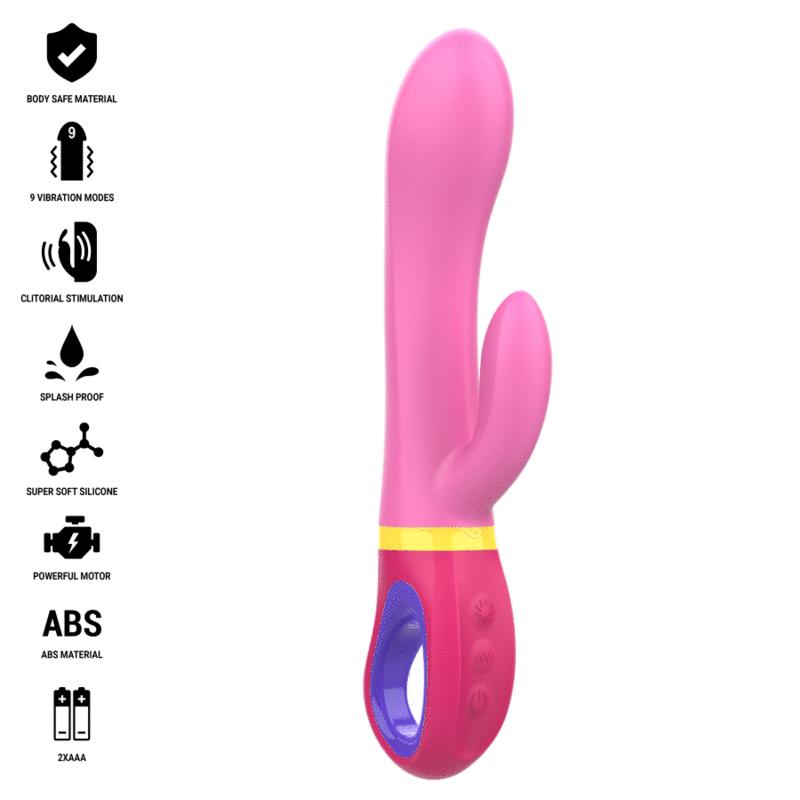 Intense - daphne rabbit vibrator pink 6