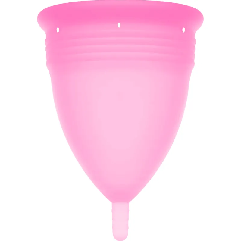 Stercup Menstrual Cup Size L Pink Color Fda Silicone