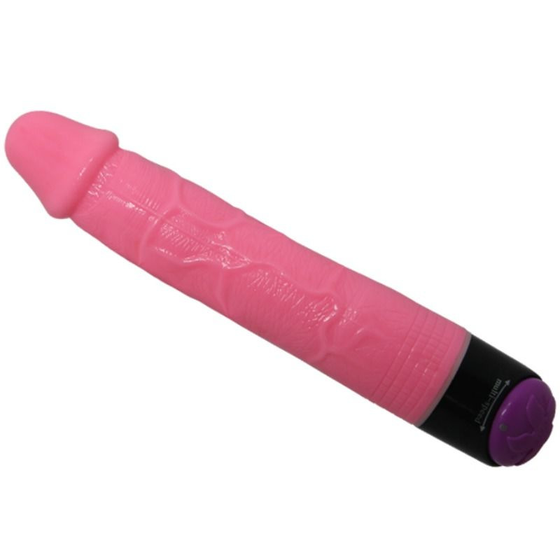 Baile - colorful sex realistic vibrator pink 23 cm 3