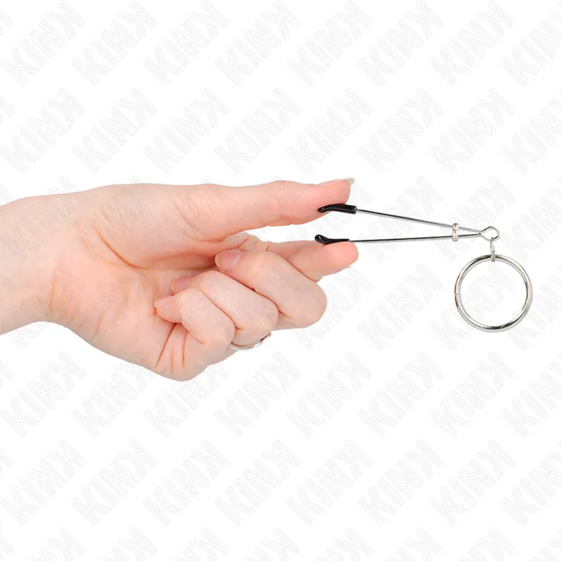 Kink - Thin Nipple Clamps With O-Ring 7 Cm 3
