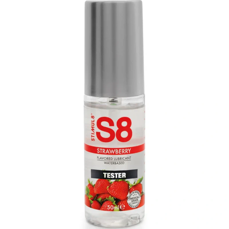 Stimul8 - s8 strawberry lubricant 50 ml - Tester, Lubrikant