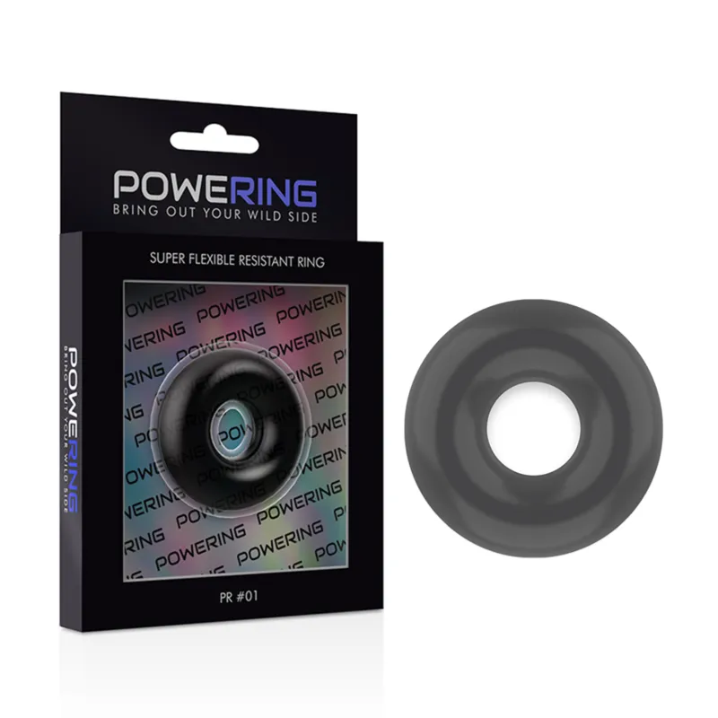 Powering Super Flexible Resistant Ring  3.5cm  Black 5