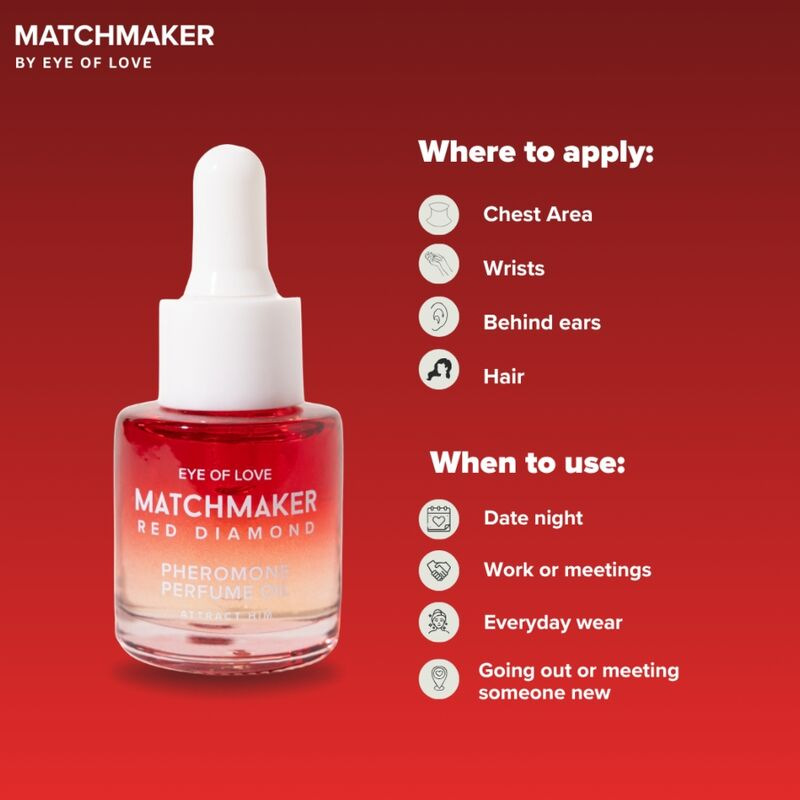 Eye of love - matchmaker red diamond pheromone perfume oil 20 ml 2