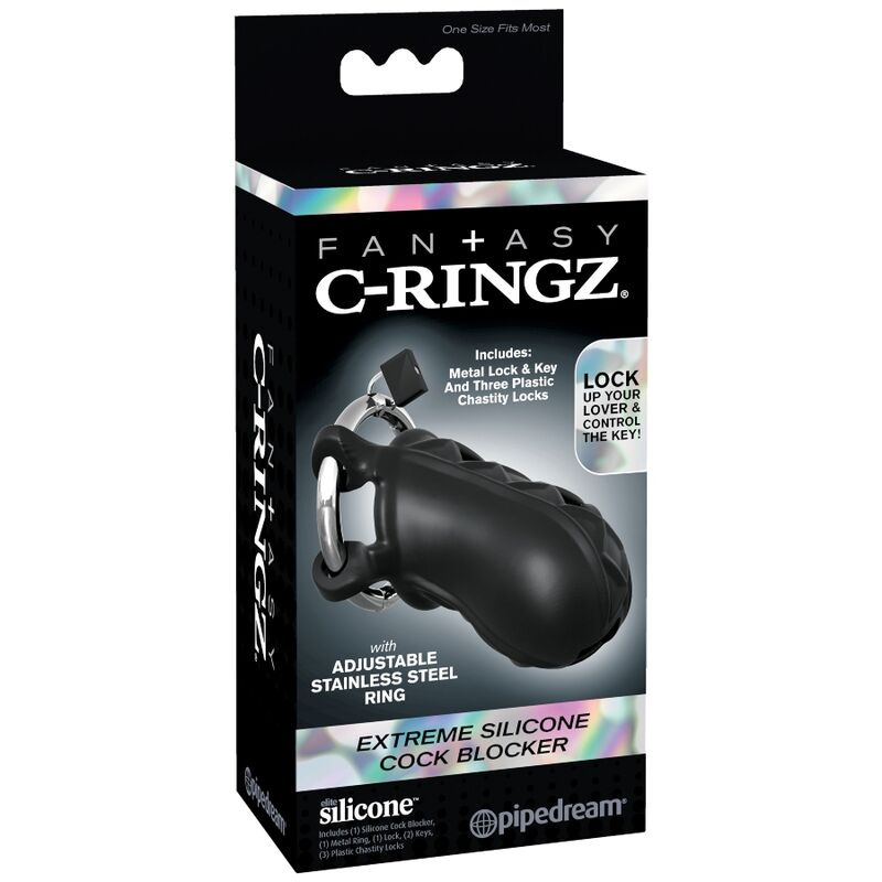 Fantasy c-ringz - extreme silicone cock blocker 7