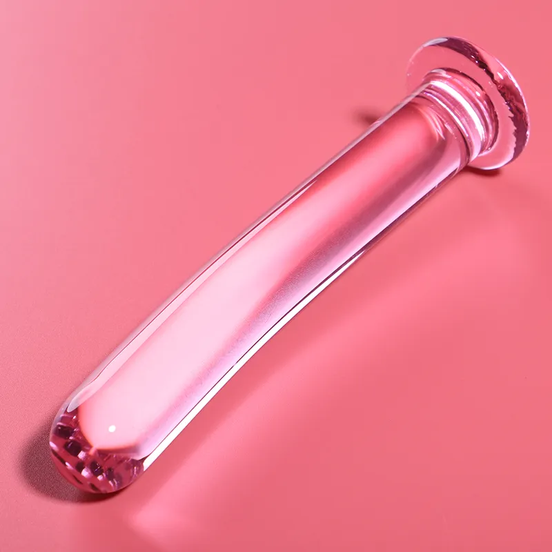 Nebula Series By Ibiza - Model 8 Dildo Borosilicate Glass 14.5 X 2 Cm Pink