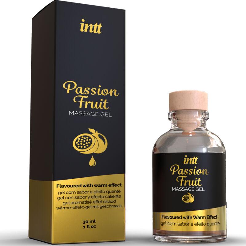 Intt - Passion Fruit Flavored Massage Gel With Heat Effect 1