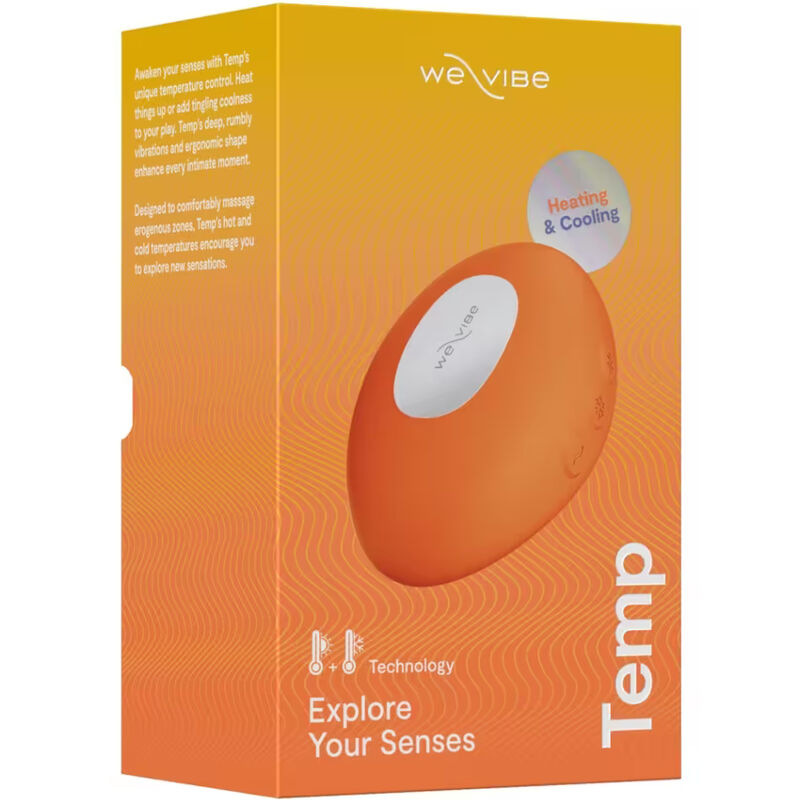 We-vibe - temp heating and cooling vibrator tangerine 15