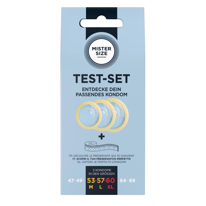 Mister Size - Test Set Condom Size 53-57-60 (M/L/Xl) 3 Condoms