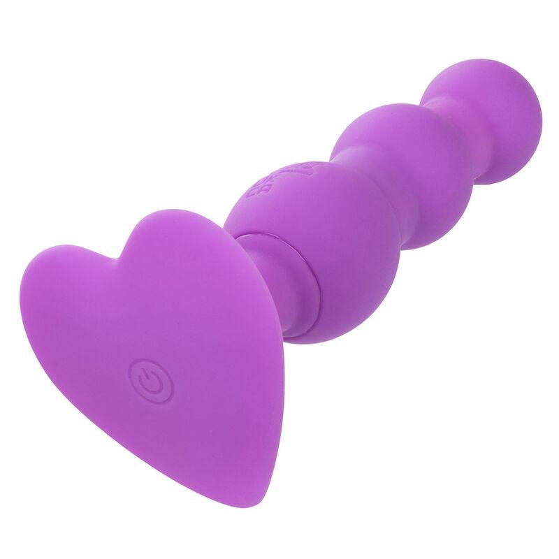 Calexotics - First Time Anal Plug Triple Beaded Probe 10 Vibrations Purple