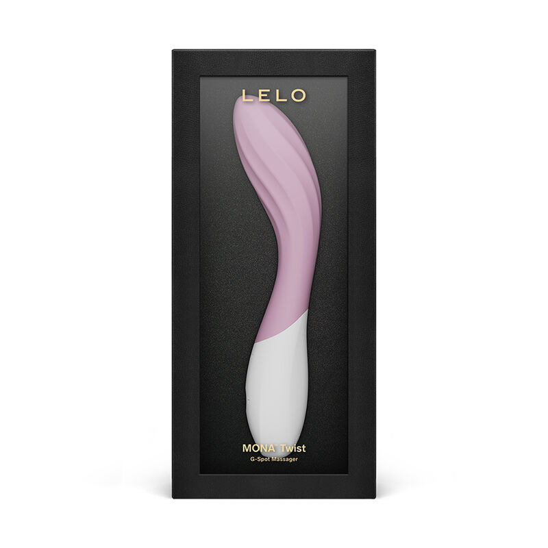 Lelo - mona twist rechargeable app-controlled g-spot vibrator lavender 3