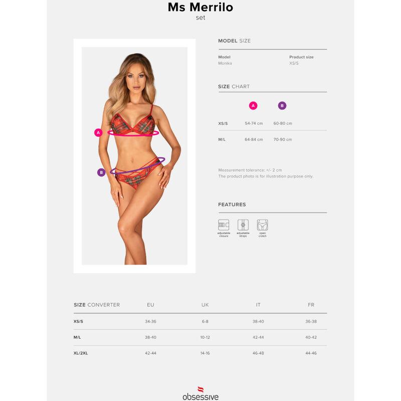 Obsessive - Ms Merrilo Two Pieces Set M/L 6