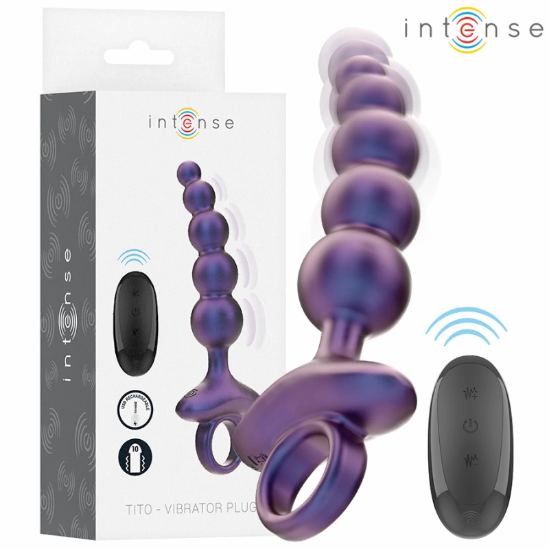 Intense - tito vibrating anal plug model 3 remote control