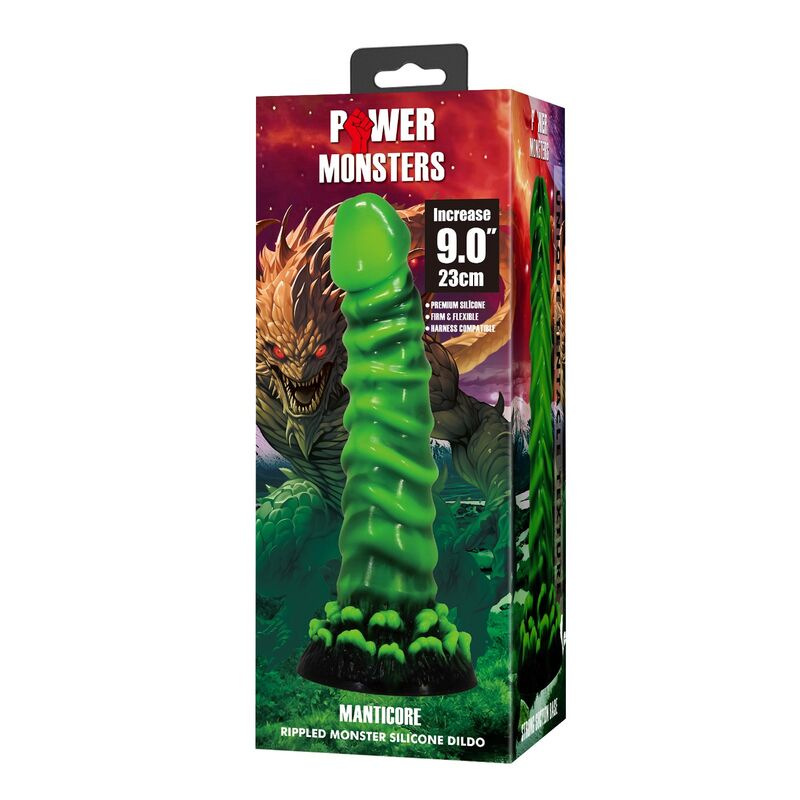 Power monsters - manticore fantasy silicone dildo 23 cm Ø 5 cm 2