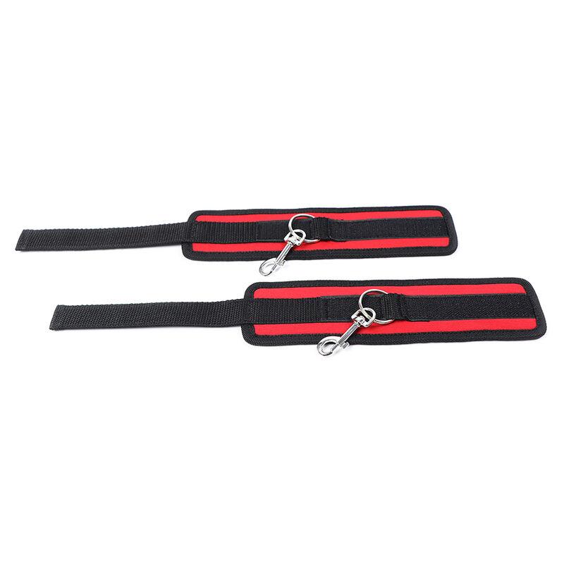 Ohmama Fetish Nylon Bind Hook And Loop Wrist Restraints 1