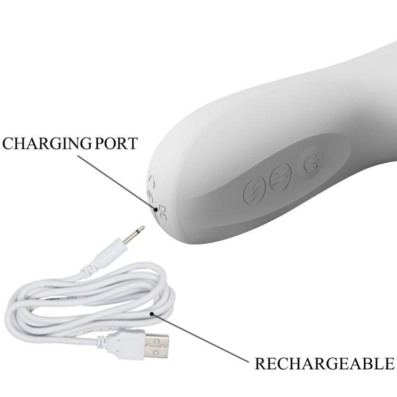 Pretty Love - Reese Rotating Vibrator Silver 7