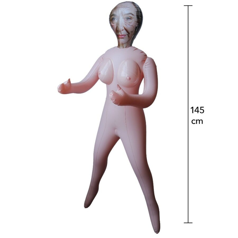 Hidden desire - horny granny inflatable doll 145 cm 1