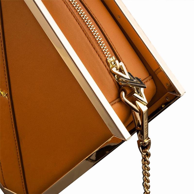 Lockink - Mysterious Square Kink Bag - Brown 3