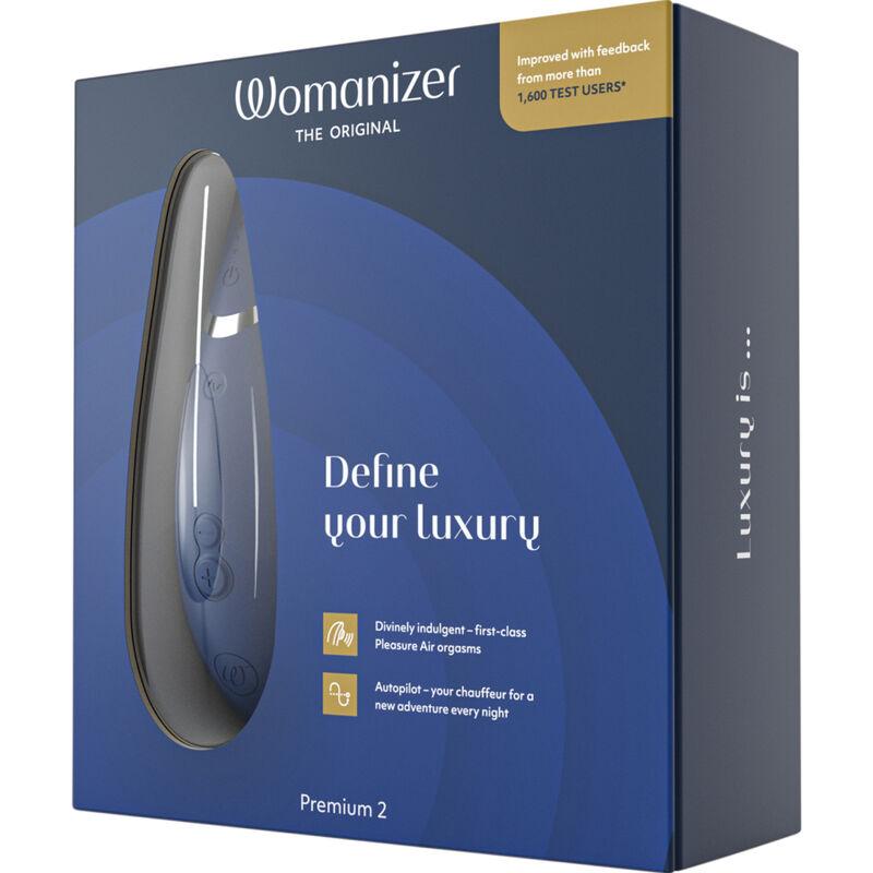 Womanizer - Premium 2 Clitoral Stimulator Blueberry - Stimulátor Klitorisu