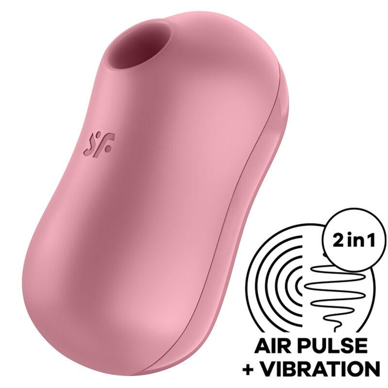 Satisfyer Cotton Candy Stimulator and Vibrator Pink - Stimulátor Klitorisu