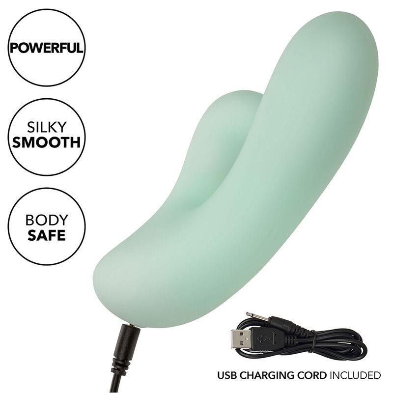 Calexotics - pacifica fiji vibrator & estimulator g spot 10 vibrations aqua