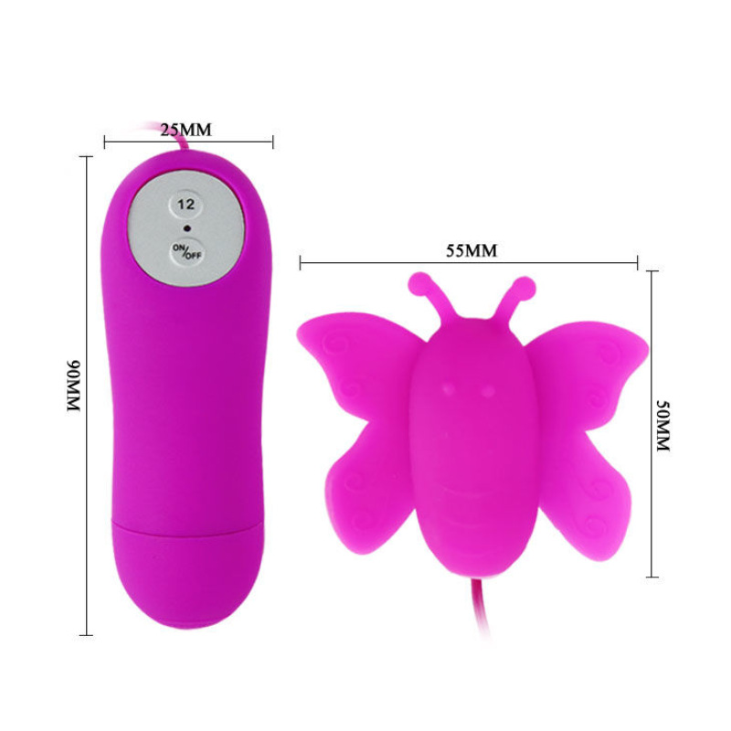 Baile - love eggs butterfly clitoris stimulator 12 speeds lilac remote control 3