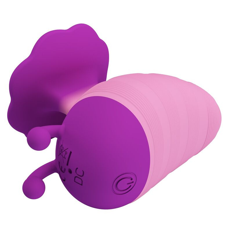 Pretty love - little bee rechargeable clitoral stimulator 7 modes purple-pink 2