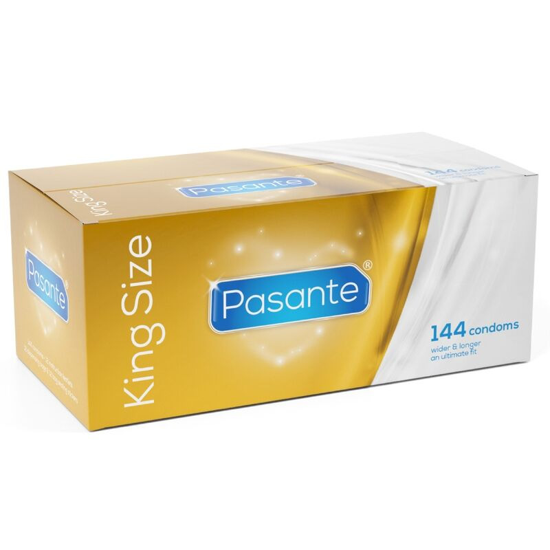 Pasante - kondómy king size box 144 ks
