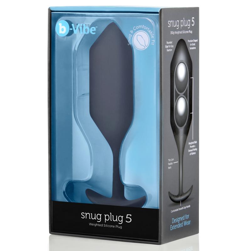 B-Vibe - Snug Butt Plug 5 Black 5