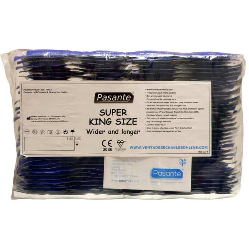 Pasante - kondómy size super king balenie 144 ks