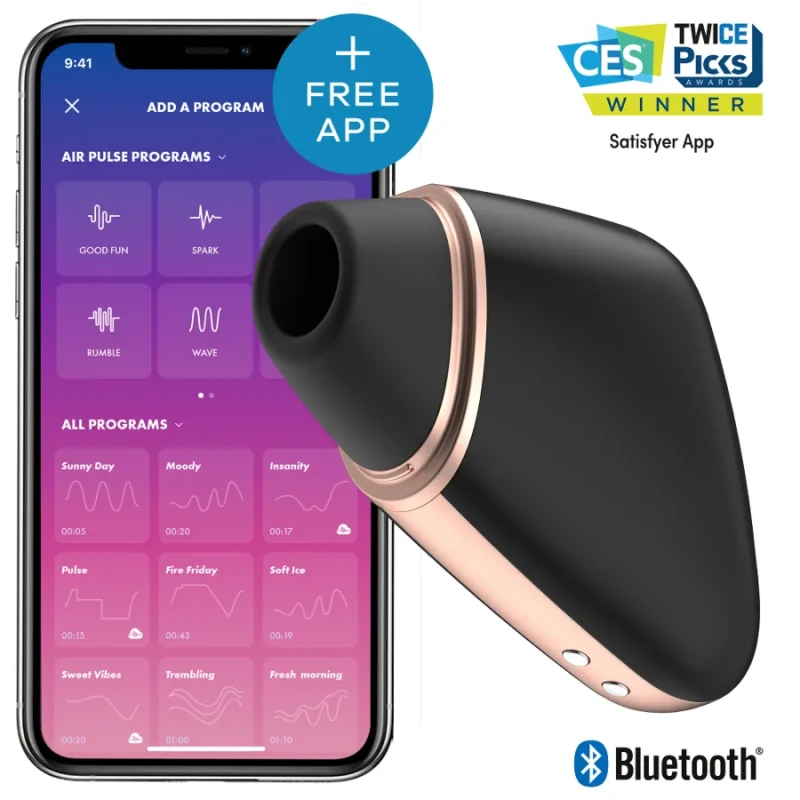 Satisfyer Connect - Love Triangle Black - Stimulátor Klitorisu 2