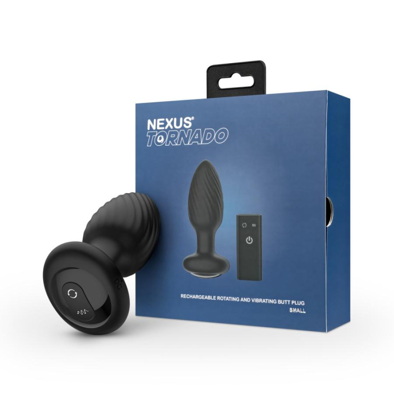Nexus Tornado Butt Plug Small Black