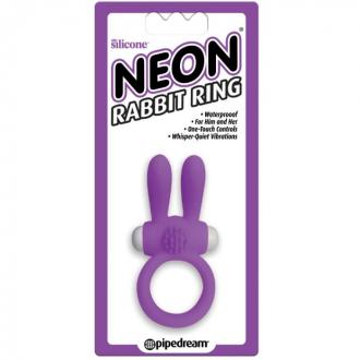 Neon Rabbit Ring - Purple
