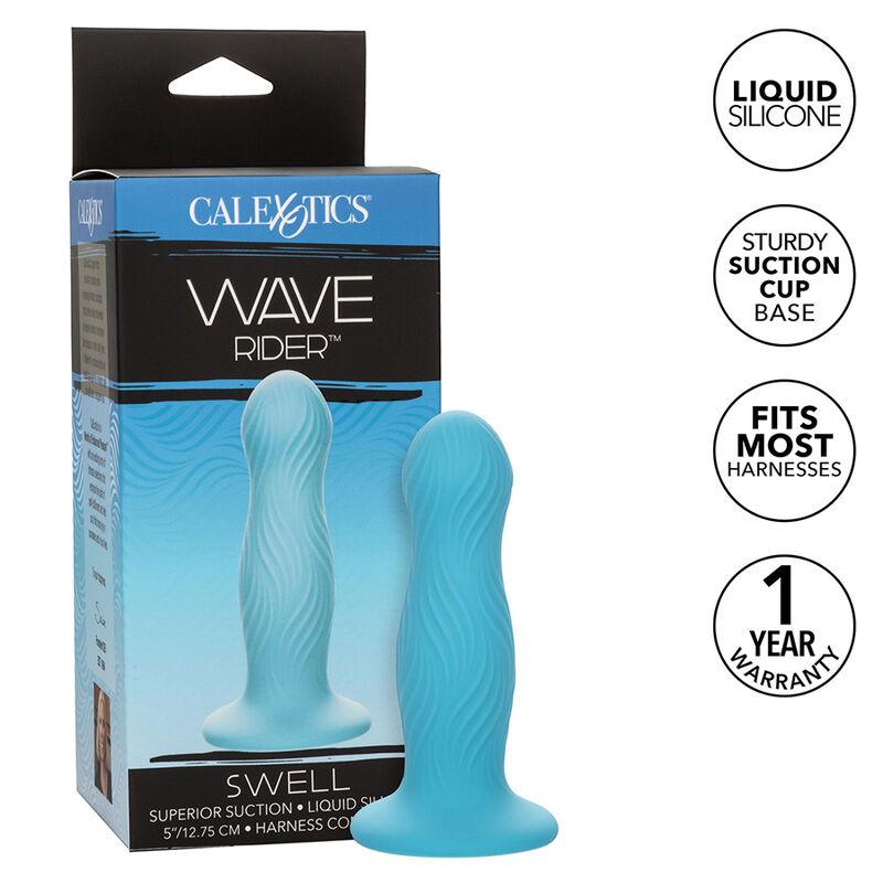 Calexotics - wave rider swell anal plug blue