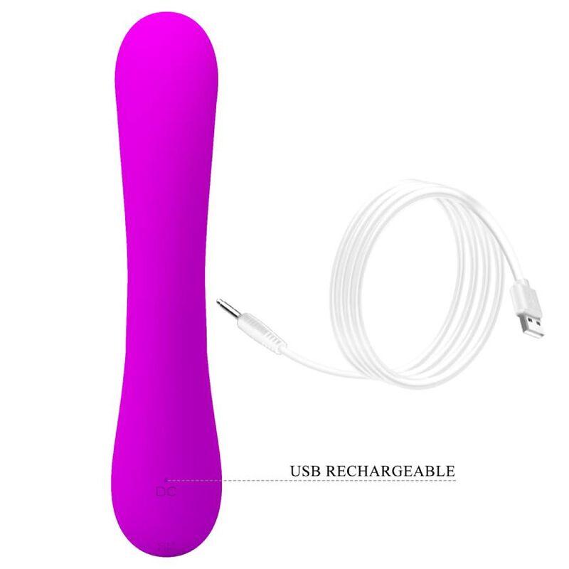 Pretty Love - Sincere Silicone Vibrator And Stimulator Purple 7