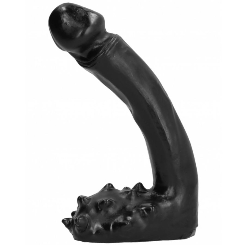 All black - dildo realistic 19 cm 1