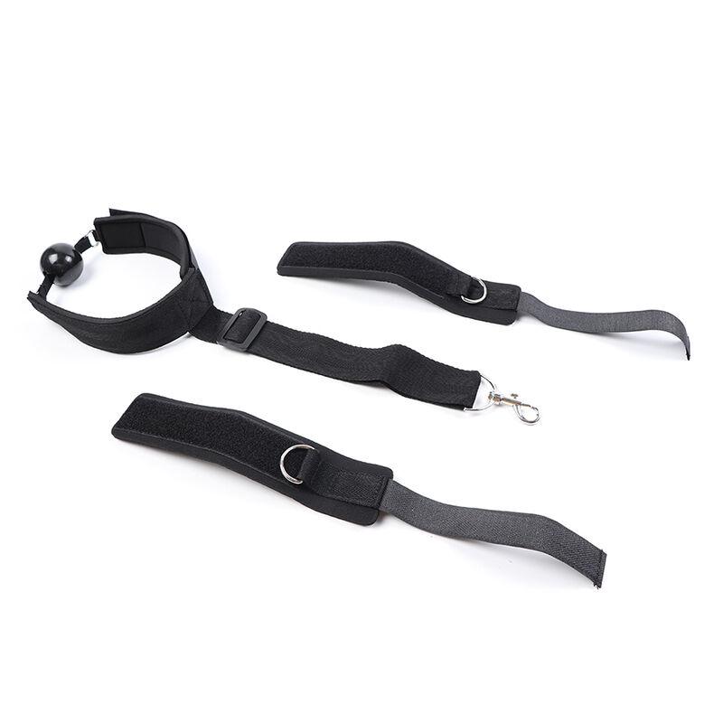 Ohmama Fetish Neoprene Gag With Hand Cuffs 5