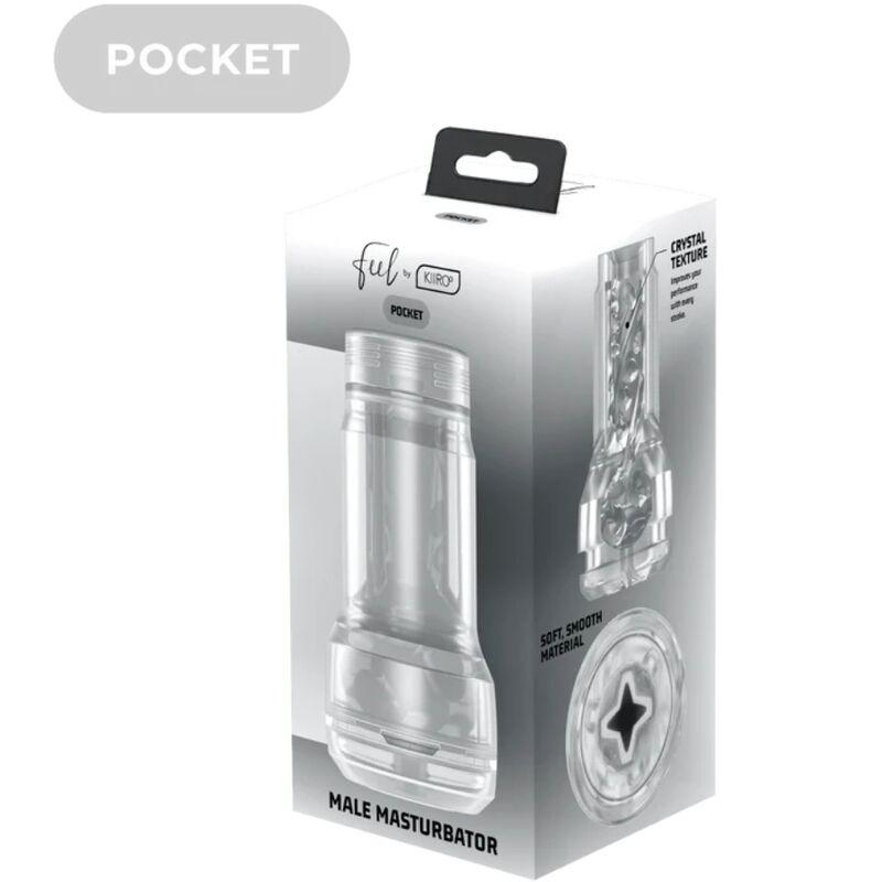 Kiiroo - feel pocket stroker crystal by kiiroo transparent 6